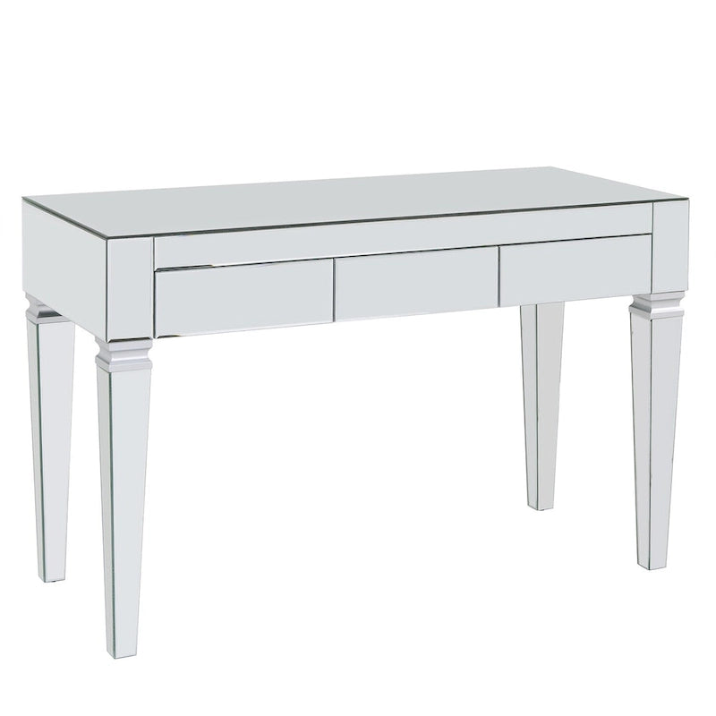 Silver Mirrored Desk