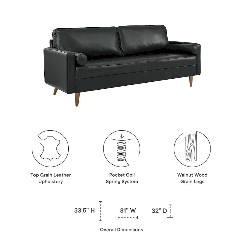 81 Leather Sofa