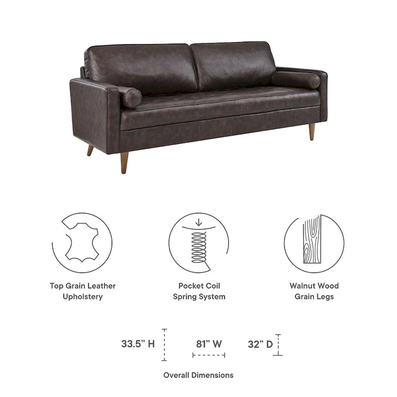 81 Leather Sofa