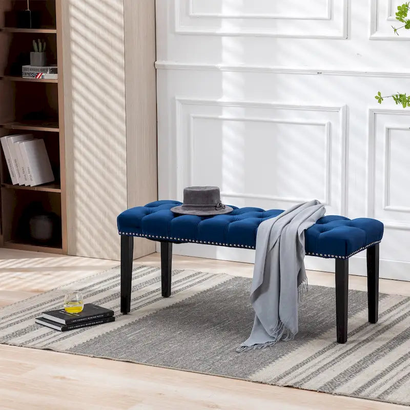 Velvet Dining Bench Bedroom Bench