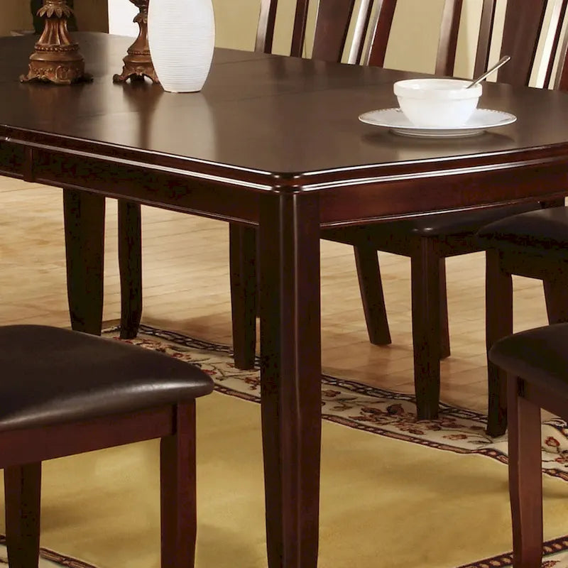 Espresso 78-inch Wood Expandable Dining Table