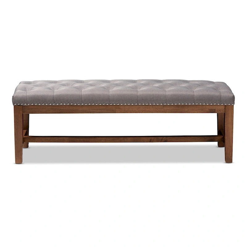 Contemporary Fabric Upholstered Bench