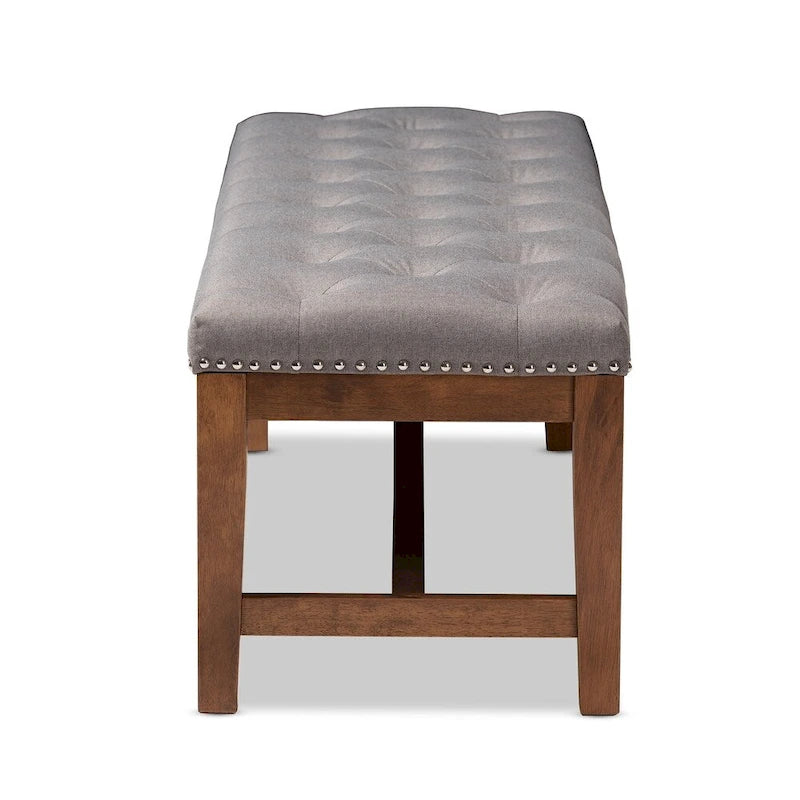 Contemporary Fabric Upholstered Bench