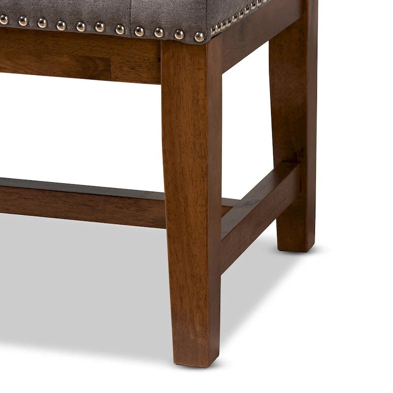 Contemporary Fabric Upholstered Bench