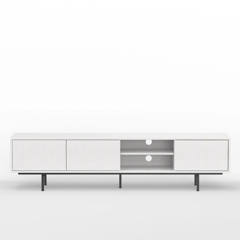 78 x 20 Lowboy Mid-Century Modern TV Stand Console