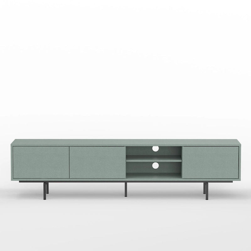 78 x 20 Lowboy Mid-Century Modern TV Stand Console