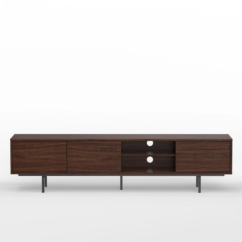 78 x 20 Lowboy Mid-Century Modern TV Stand Console