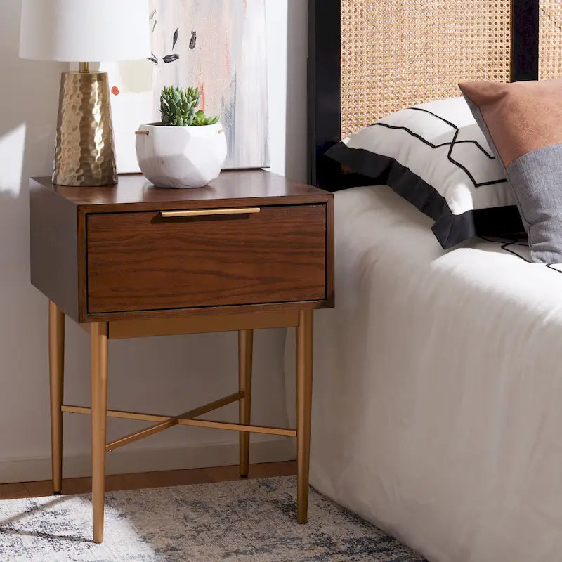 Modern 1-Drawer Nightstand